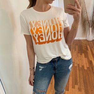 NWT! “HONEY” Bamboo Super Soft T-Shirt / Small